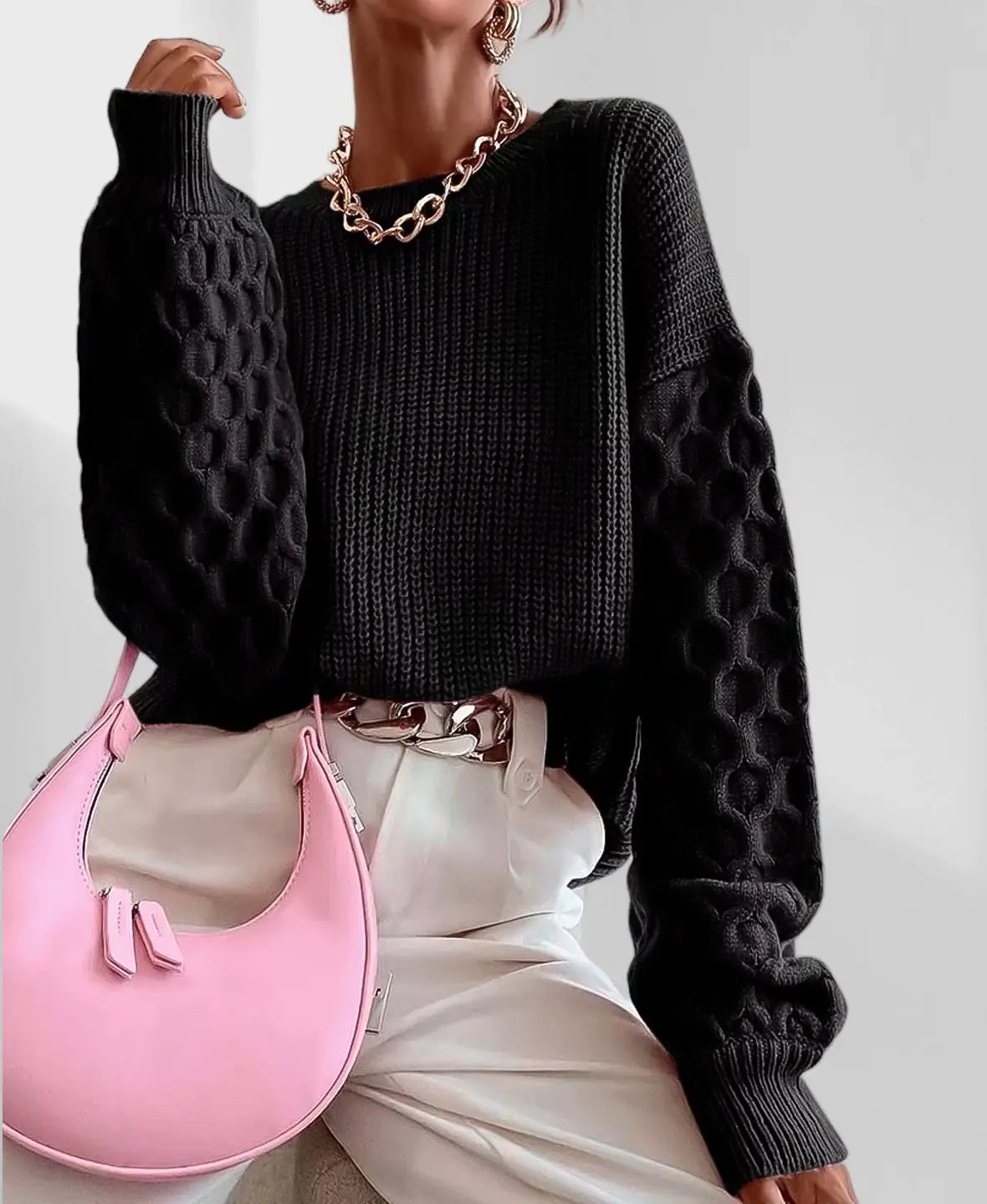 Serafina™ Herfst Sweater Lune Blanche