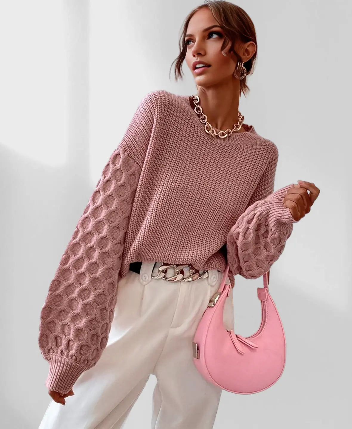 Serafina™ Herfst Sweater Lune Blanche